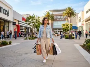 Person shopping Serramonte Center