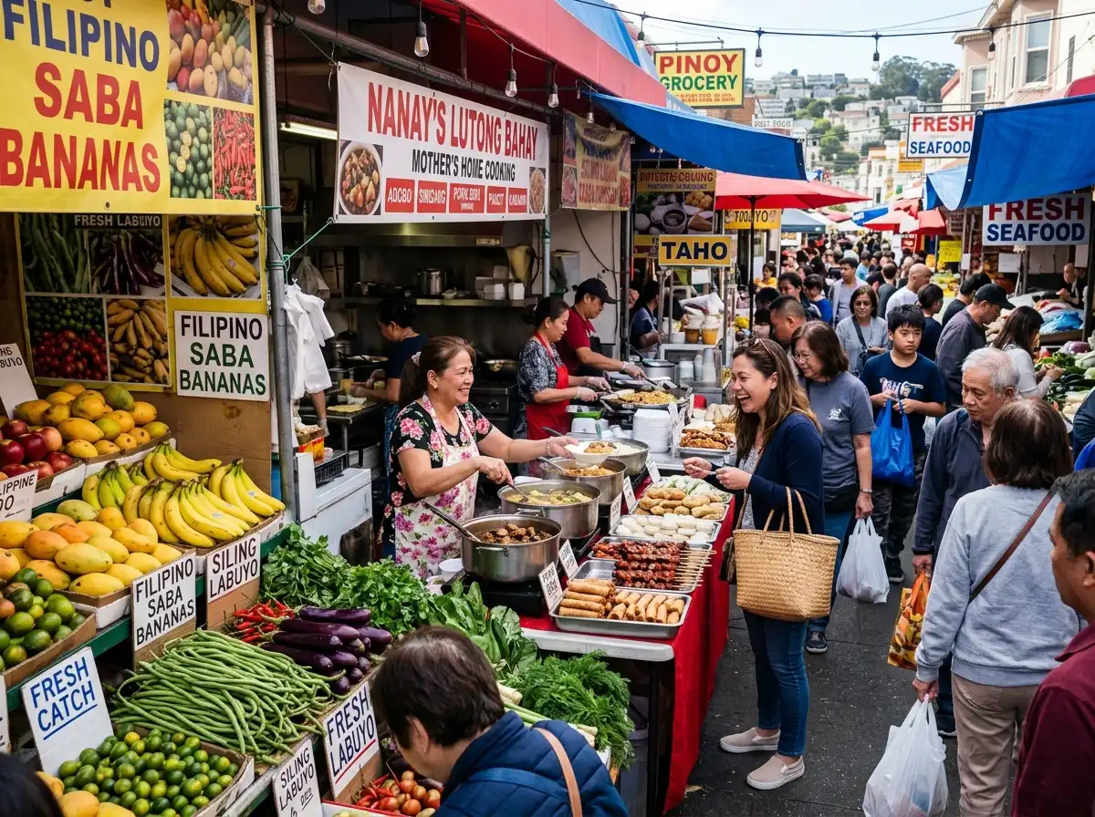 Local market in Daly City